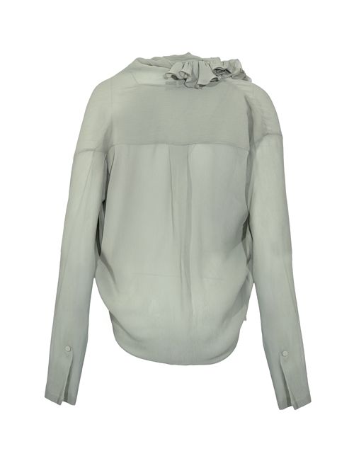 Camicia in creponne texturizzato con dettaglio floreale ALBERTA FERRETTI | A0213 66170483